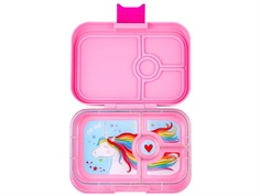 Yumbox power pink/unicorn tray 4-sections madkasse Panino